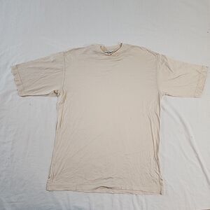 Giorgio Danieli T-Shirt 2XL Tan Sand Ecru Made In Italy Top FLAWS‎